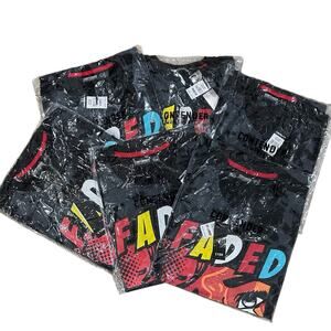 Contender CTDR 6-Pack Faded Comic Pop Art Graphic T-Shirts | Black | Sizes M–2XL